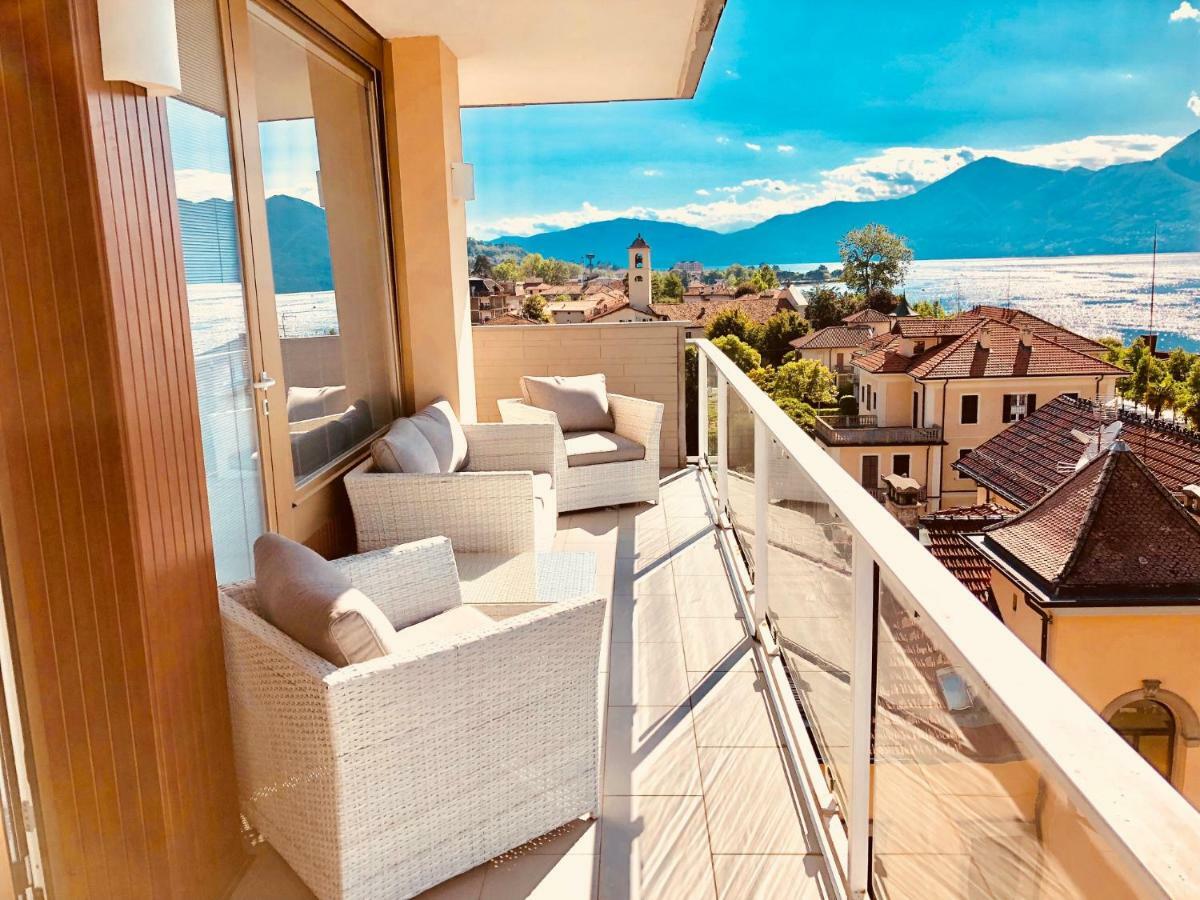 Attico Palazzo Di Vetro Apartment ลุยโน ภายนอก รูปภาพ